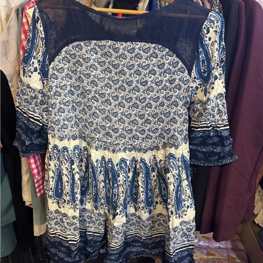 California Moonrise • NWT $72 USD Boho Rayon Dress - Picture 8 of 9